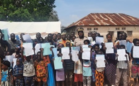 Bogouine / Lutte contre la non déclaration des enfants : L'ONG Likoleh et Mohamed Kanté redonnent vie à 134 enfants