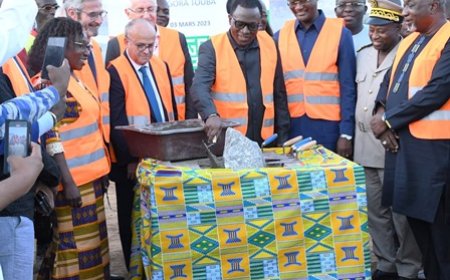 Promotion de la pratique d’activités physiques et sportives : le ministre Paulin Danho lance les travaux de construction de l'Agora de Touba