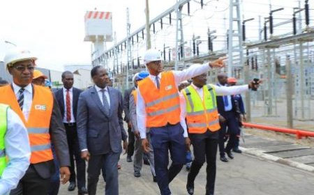 Explosion d’un transformateur du poste 225 Kv de la CIE : le ministre Mamadou Sangafowa Couliblay se félicite du rétablissement rapide de l’électricité