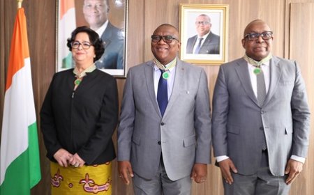 Ordre du mérite de la communication : les présidents de la HACA du Maroc et de la Côte d’Ivoire distingués par le ministre Amadou Coulibaly