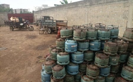 Lutte contre le transvasement illégal de gaz butane : 1 341 bouteilles saisies à Djorogobité (commune de Cocody)