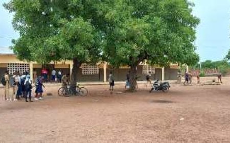 Le chef de village de POGO OUATTARA Gnéllé N’golo dit Bakary, lance un cri de cœur   pour la clôture du collège Moderne.