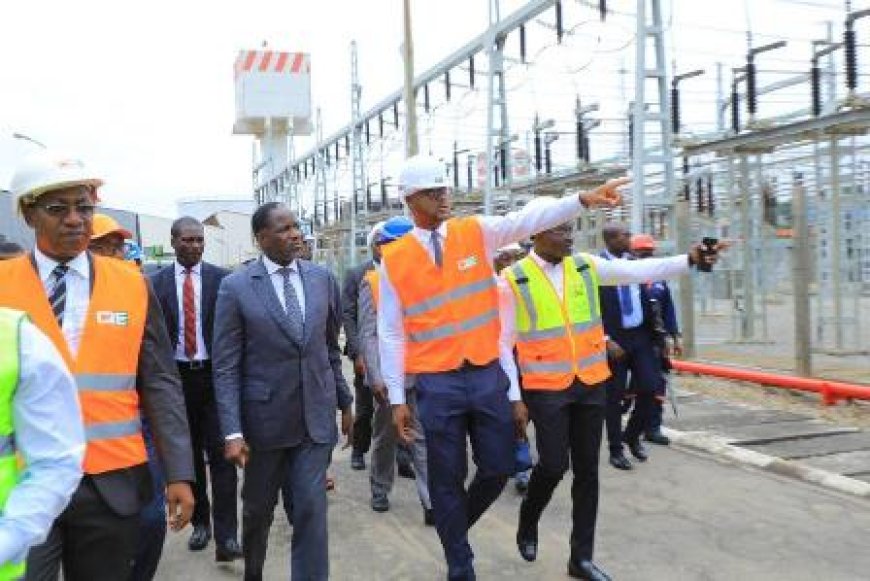 Explosion d’un transformateur du poste 225 Kv de la CIE : le ministre Mamadou Sangafowa Couliblay se félicite du rétablissement rapide de l’électricité