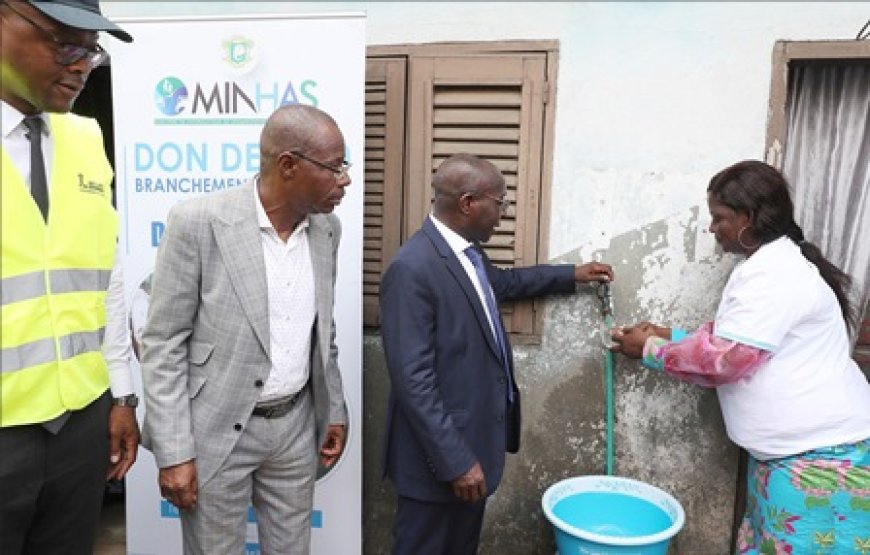 Accès à l’eau potable : 10 sous-quartiers de la commune d’Abobo désormais raccordés au réseau