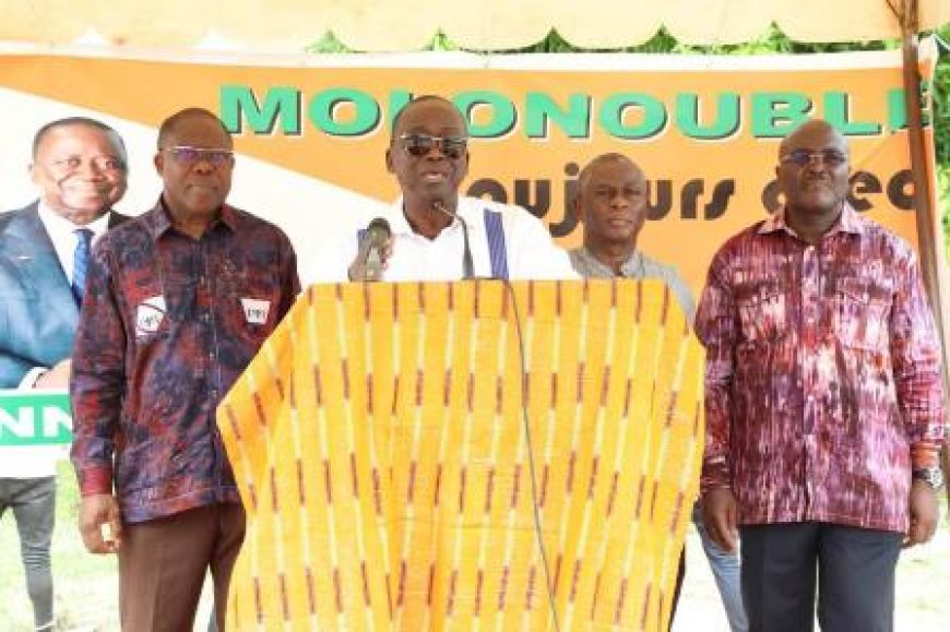 Election régionale à venir dans le Bélier : Cadres, jeunes et femmes de Molonoublé prennent position pour Ahoussou Jeannot.