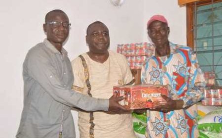 Ramadan kareem à Lakota : Sam Wakouboué fait des dons  aux musulmans