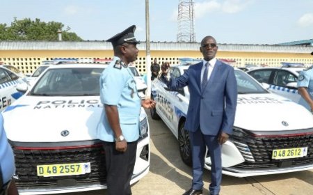 Sécurisation des fêtes de Pâques : le ministre Vagondo Diomandé dote "Police Recours" de 70 véhicules et d'une dizaine de motos