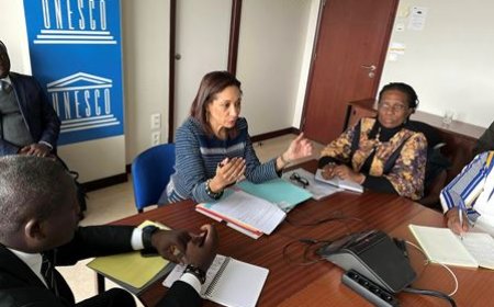Paris : Madame Françoise Remarck a eu mardi 11 avril 2023, une séance de travail avec la Secrétaire générale de l’Organisation Internationale de la Francophonie, Madame Louise Mushikiwabo.