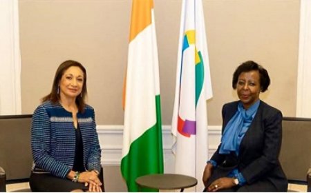 Coopération : Françoise Remarck échange avec la SG de l’OIF, Louise Mishikiwabo au siège de l'institution à Paris