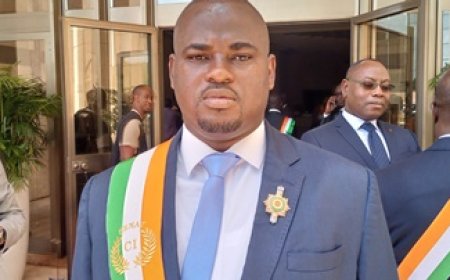 Sénat : Choisi pour un stage d’immersion au Sénat Français Diaby Vassiriki  reconnaissant au président Ahoussou et aux cadres du Kabadougou