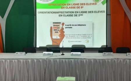 Affectation et Orientation en ligne : Les taux de réalisation estimés en 2022 à 92,74% pour la sixième et 75% pour la seconde