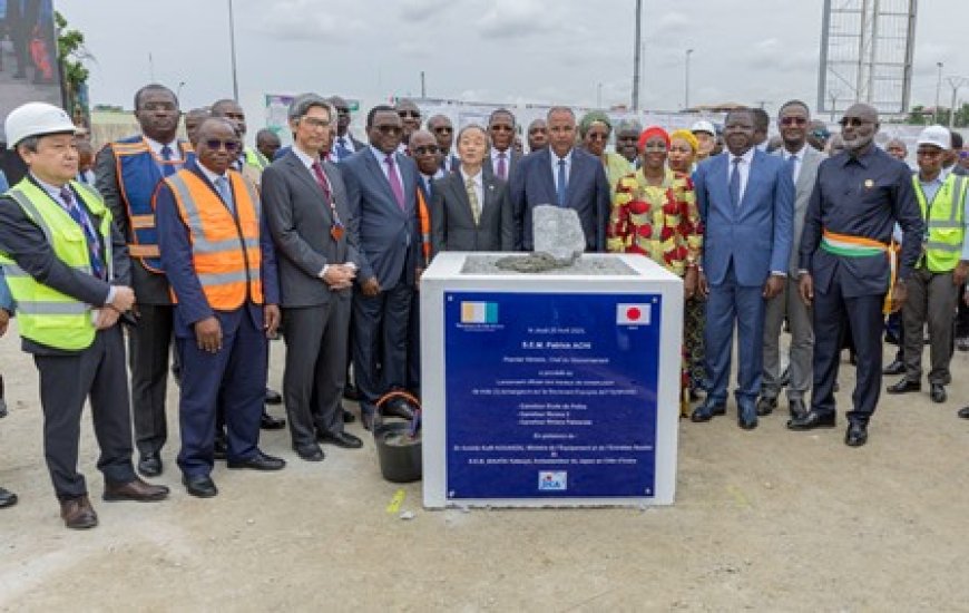 Amélioration de la mobilité urbaine : Le Premier Ministre, Patrick Achi lance les travaux de construction de trois nouveaux échangeurs sur le boulevard François Mitterrand à Abidjan