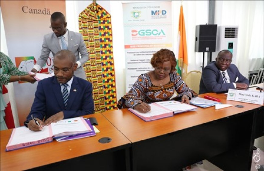 PND 2021-2025 : la Côte d’Ivoire et le Canada signent un mémorandum d'accord cadre et neuf protocoles de projets d'un montant de 25 milliards FCFA