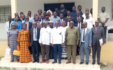 Gbêkè/ Le Comité de suivi DU Projet de construction des marchés de Bouaké et de Yopougon (Projet MABY) évalue l’état d’avancement des travaux