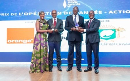 BRVM AWARDS 2023 : l'État de Côte d'Ivoire, à travers le Comité de Privatisation, et Orange Côte d'Ivoire remportent le Prix de l’opération de l’année sur le marché des actions