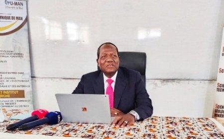 Transformation de nos matières premières: le PCA du Conseil du Café-Cacao, Minahaya Siaka Coulibaly, exhorte les étudiants de l'Université polytechnique de Man à faire valoir leurs compétences