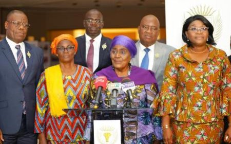 Yamoussoukro : Sara Sako Fadiga, Vice-présidente du Sénat, annonce la 2e étape des visites des grands chantiers et infrastructures de l’Etat