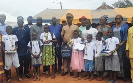 Biankouma / 1ère édition prix d'excellence à Kpata : Les meilleurs élèves célébrés
