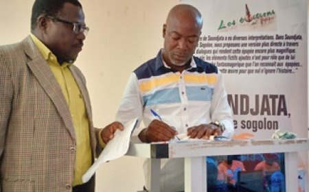 Dédicace du livre  « Soundjata, Fils de Sogolon » Ce que Fabrice Adouakoua attend des africains