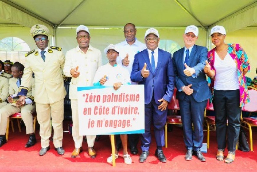 Célébration de la 16ème édition de la Journée mondiale de Lutte contre le Paludisme (JMLP) dans l'Agneby-Tiassa : le nombre de décès liés au paludisme réduit de 50% en Côte d'Ivoire entre 2017 et 2021