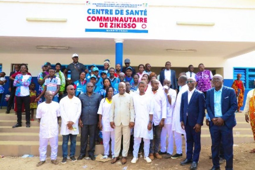 Lôh-Djiboua : Le Centre de Santé Urbain de Zikisso inauguré et équipé
