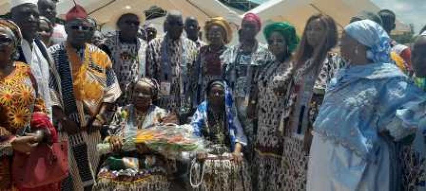 Gbêkè : La présidente de l’Union des femmes du Bafing-Sorbou de Bouaké installée