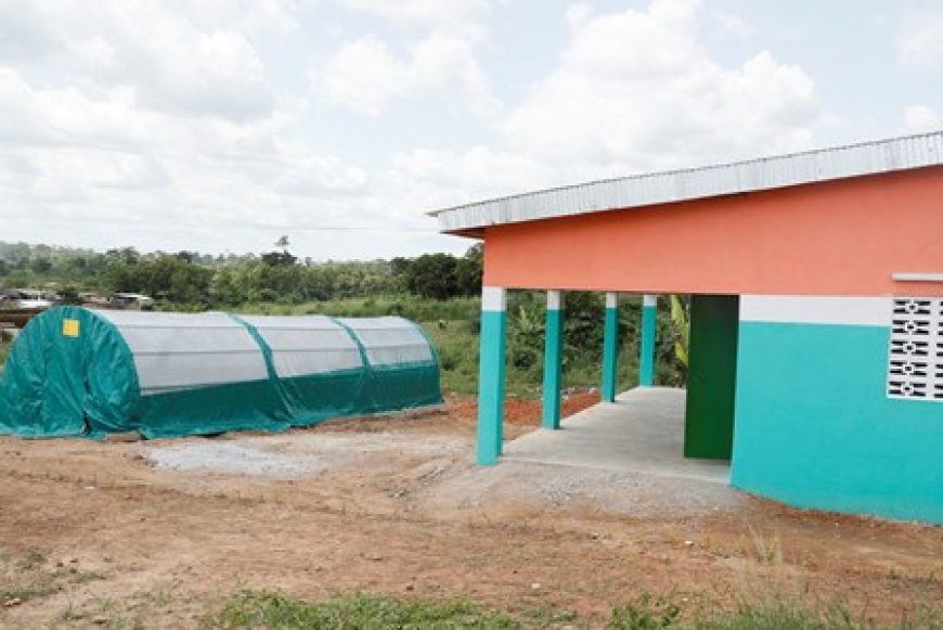 PA-PsGouv: le nouveau bâtiment de l’unité semi-industrielle de transformation de manioc du Groupement Sanata de N'Douci entièrement équipé