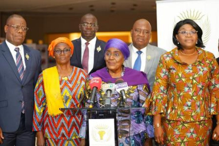 Yamoussoukro : Sara Sako Fadiga, Vice-présidente du Sénat, annonce la 2e étape des visites des grands chantiers et infrastructures de l’Etat