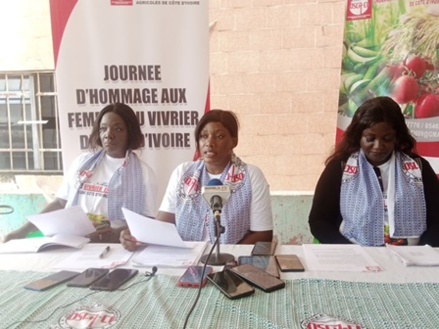 L’organisation des sociétés coopératives agricoles de Côte d’Ivoire (OSCA- CI) rend hommage aux femmes vivrières.