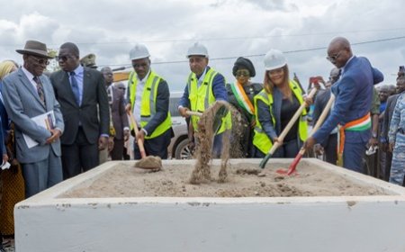 Infrastructure routière :  le Premier Ministre Patrick Achi lance les travaux de renforcement de l’axe Daloa-Issia, long de 57 km