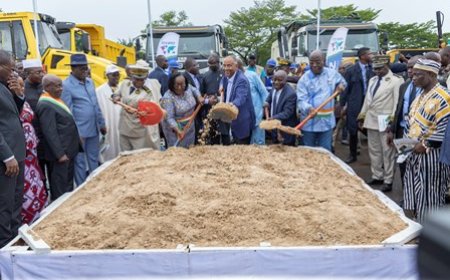 Infrastructure routière : Le Premier Ministre Patrick Achi lance les travaux de Renforcement de l’axe routier Duekoué-Guiglo-Blolequin
