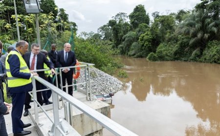 Eau potable : Le Premier Ministre Patrick Achi inaugure la station de traitement de la Mé d'une capacité de production de 240 000m3/jour