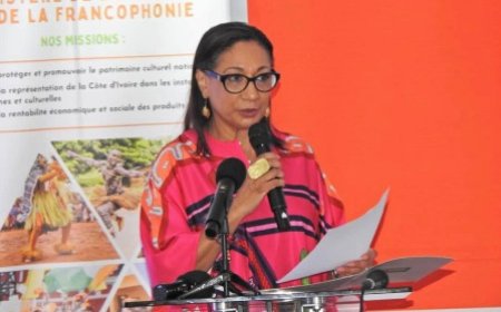 La ministre Françoise Remarck lance les travaux de la Maison de l'Art Société générale de Côte-d'Ivoire