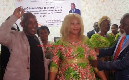 Afact-Ci section Anyama : Katia Koné investie présidente locale ce mercredi 21juin 2023