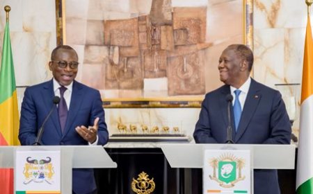 Visite d’amitié et de travail à Abidjan : le Président béninois, Patrice Talon, échange avec son homologue ivoirien, Alassane Ouattara
