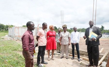 Département de Sinfra : les travaux du marché de proximité de Tiékorodougou très bien avancés