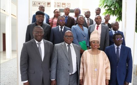 Coopération institutionnelle : le premier président de la Cour des comptes de la Guinée échange avec les présidents de la Cour de cassation et du Conseil d’Etat