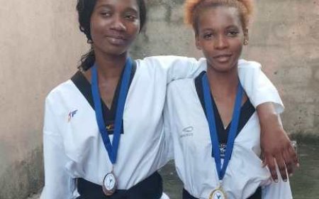 Open national Féminin de Taekwondo 2023 : Papa Koffi, un homme comblé après les deux médailles obtenues par ces deux filles