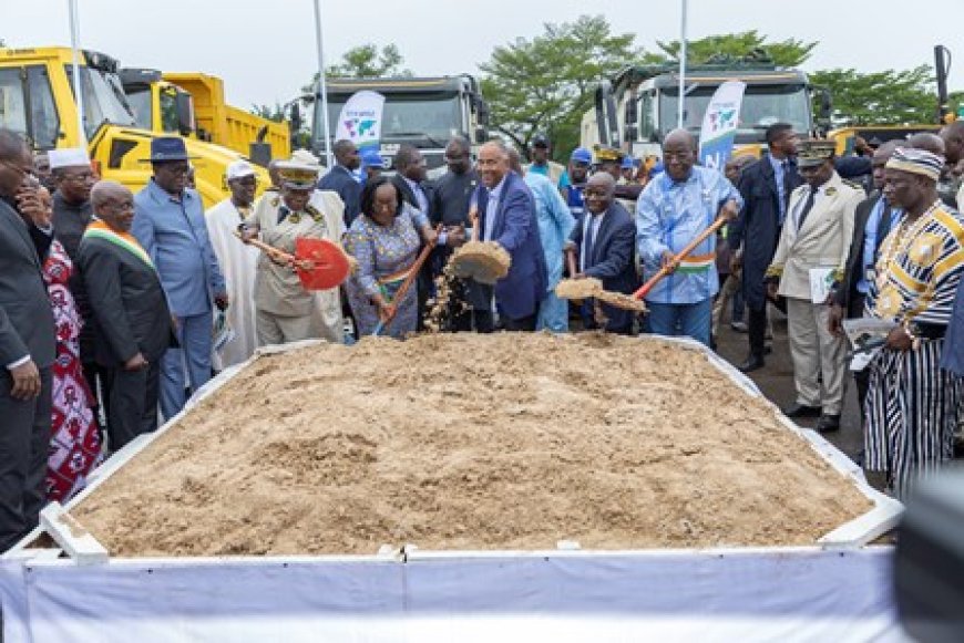 Infrastructure routière : Le Premier Ministre Patrick Achi lance les travaux de Renforcement de l’axe routier Duekoué-Guiglo-Blolequin