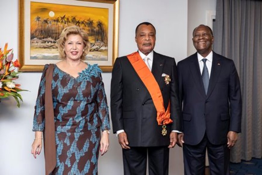 En visite officielle en Côte-d'Ivoire : le Président congolais Denis Sassou Nguesso salue la clairvoyance du Président Alassane Ouattara, qui donne des résultats