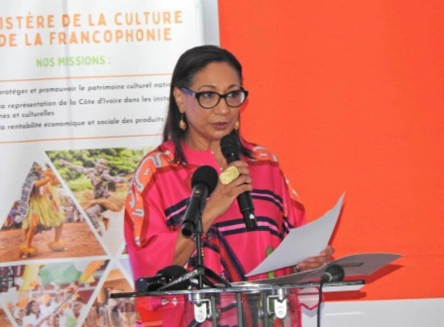 La ministre Françoise Remarck lance les travaux de la Maison de l'Art Société générale de Côte-d'Ivoire