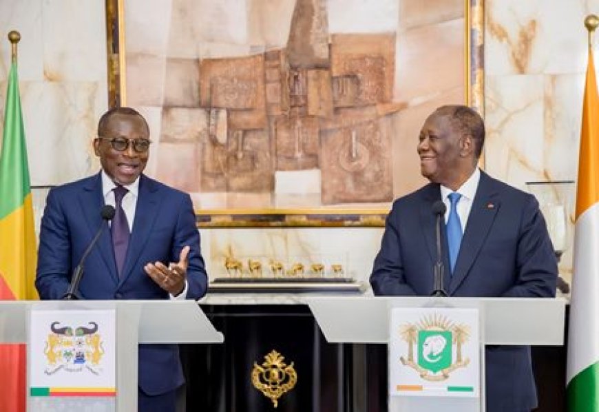 Visite d’amitié et de travail à Abidjan : le Président béninois, Patrice Talon, échange avec son homologue ivoirien, Alassane Ouattara