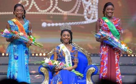 Djihony Mylène, la candidate de Dimbokro s’impose et devient Miss Côte-d’Ivoire 2023