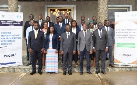 Direction générale de l'Économie: une trentaine d'agents participent à un séminaire de présentation des résultats de simulation des politiques économiques à l'aide du modèle macro-économétrique