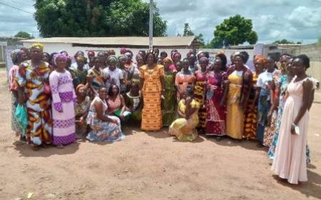 Bouaké : L'union des femmes battantes du Gbêkê au four et au moulin pour l'autonomisation des femmes.