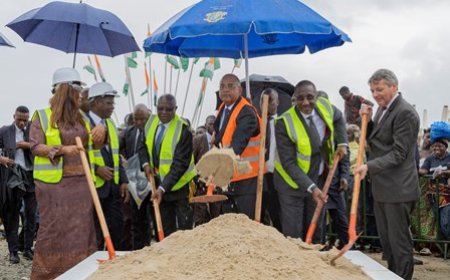 Le Premier Ministre Patrick Achi lance les travaux de construction du marché de gros et de détail de Yopougon