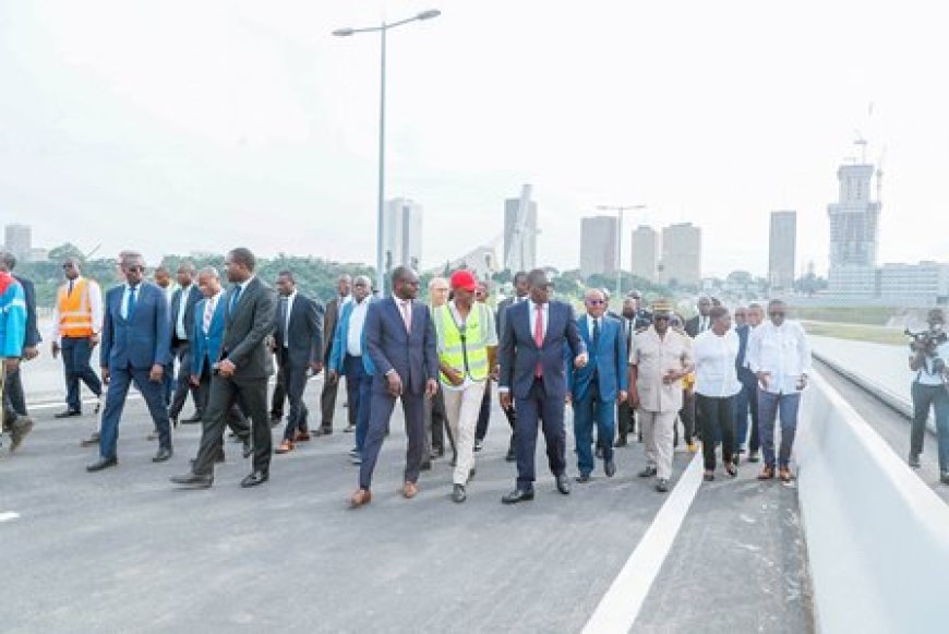 Infrastructure routière : le pont de Cocody ouvert à la circulation le 3 août 2023