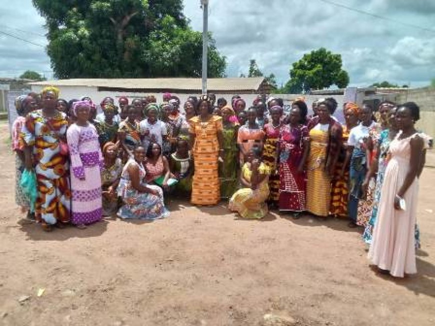 Bouaké : L'union des femmes battantes du Gbêkê au four et au moulin pour l'autonomisation des femmes.