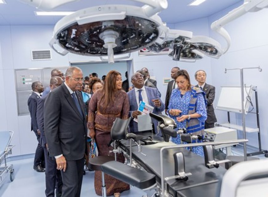 Le Premier Ministre Patrick Achi met en service le Pôle gynéco obstétrique et pédiatrique du CHU de Cocody et l'Institut de médecine nucléaire d'Abidjan