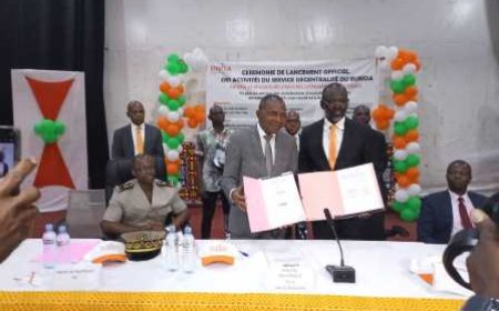 Bouaké : Le Burida s'engage avec le district autonome de la vallée du Bandama en ouvrant des locaux à Bouaké.
